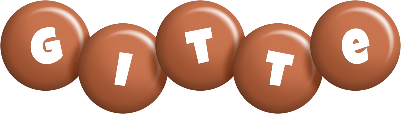 Gitte candy-brown logo
