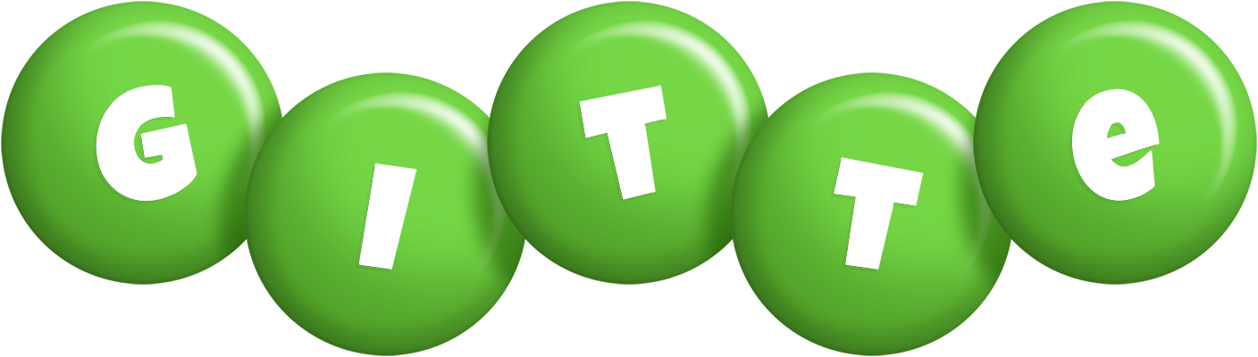 Gitte candy-green logo