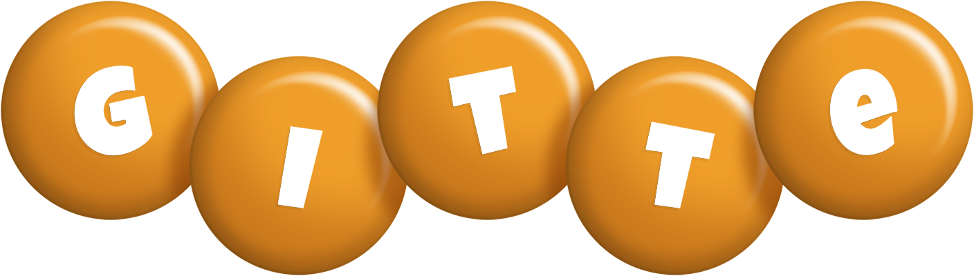 Gitte candy-orange logo