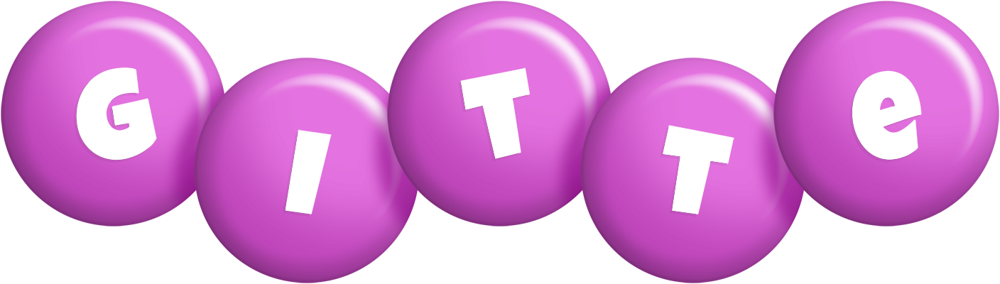 Gitte candy-purple logo