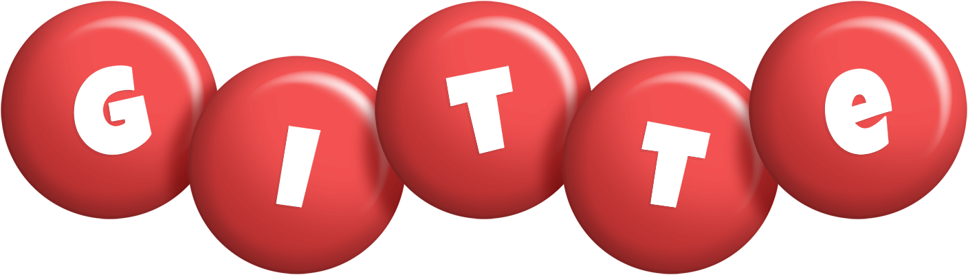 Gitte candy-red logo