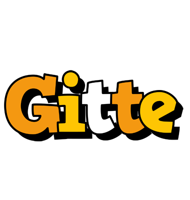 Gitte cartoon logo