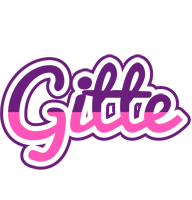 Gitte cheerful logo