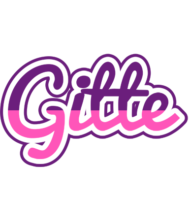 Gitte cheerful logo