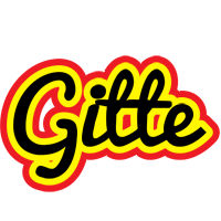 Gitte flaming logo