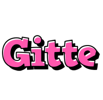 Gitte girlish logo