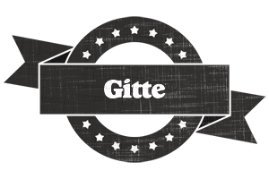 Gitte grunge logo