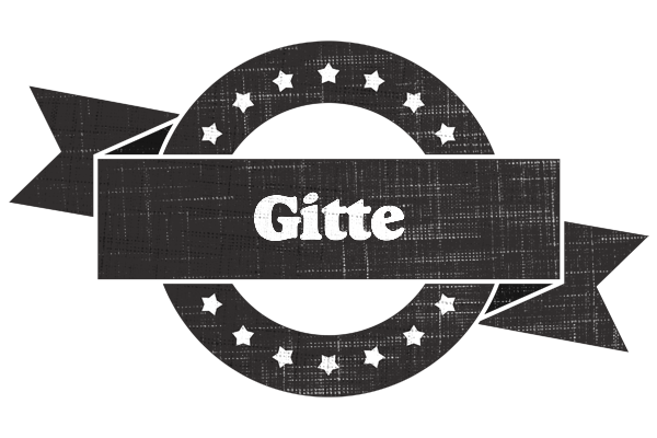 Gitte grunge logo