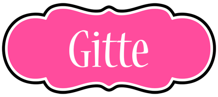 Gitte invitation logo