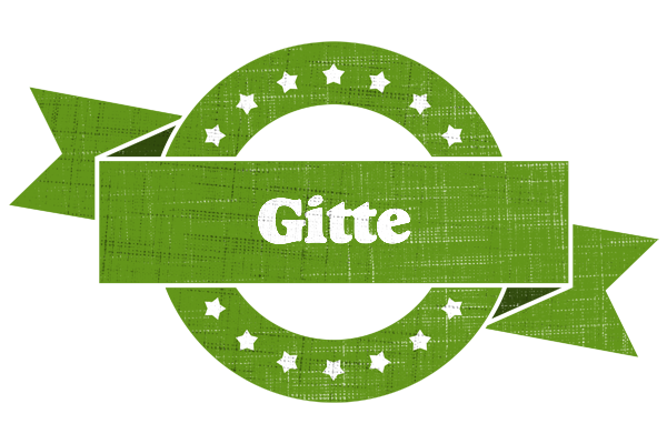 Gitte natural logo