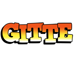 Gitte sunset logo