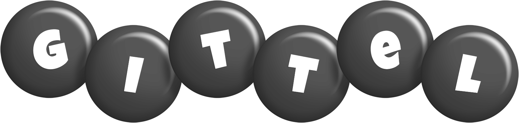 Gittel candy-black logo