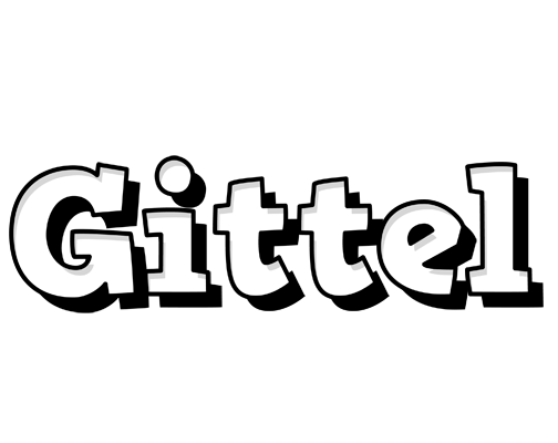Gittel snowing logo