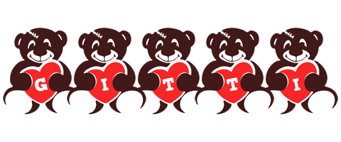 Gitti bear logo