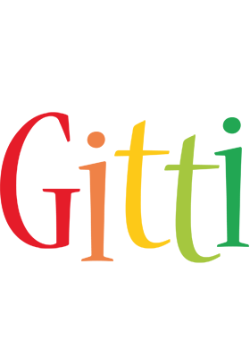 Gitti birthday logo