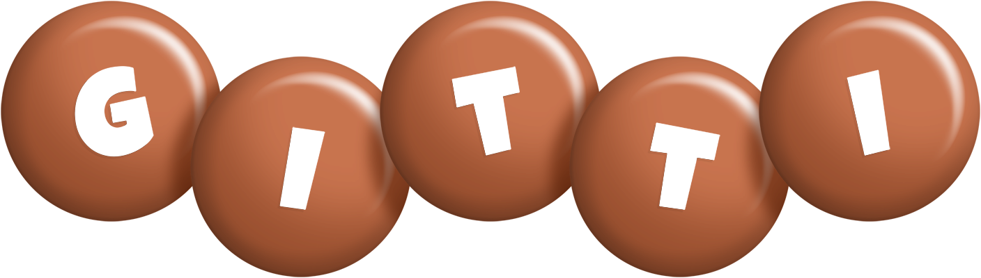 Gitti candy-brown logo