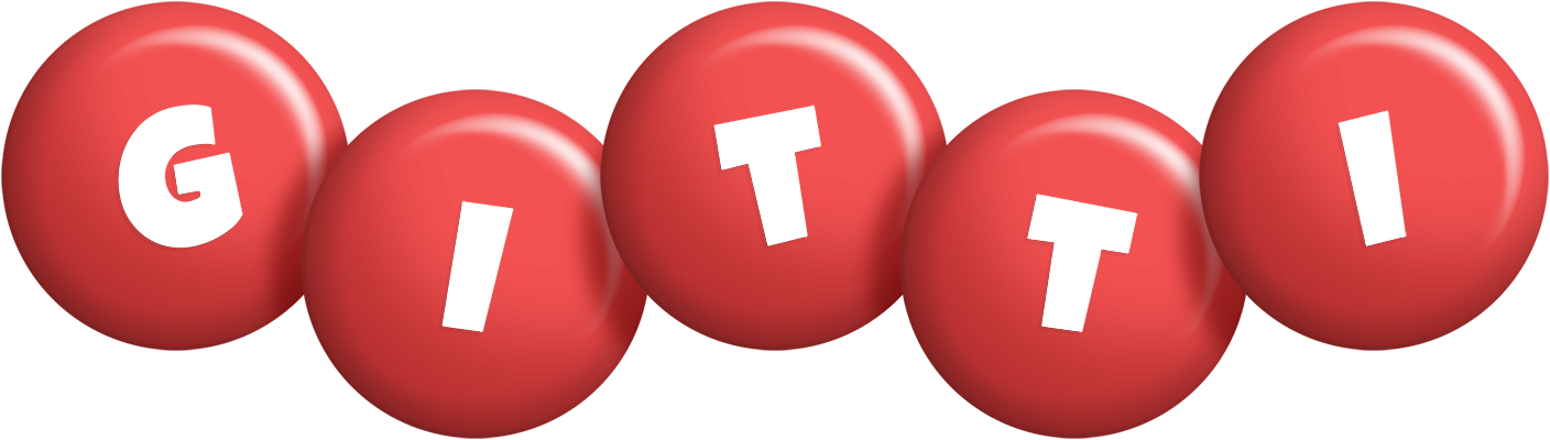 Gitti candy-red logo