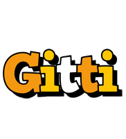 Gitti cartoon logo