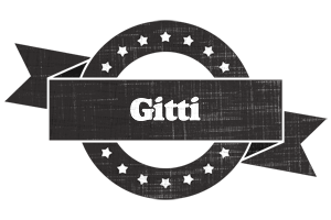 Gitti grunge logo