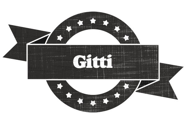 Gitti grunge logo
