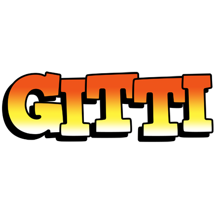 Gitti sunset logo