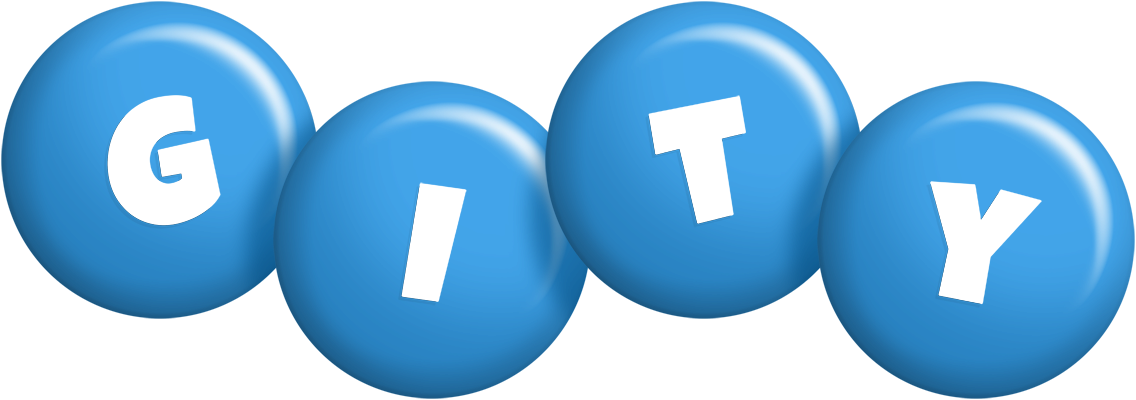 Gity candy-blue logo