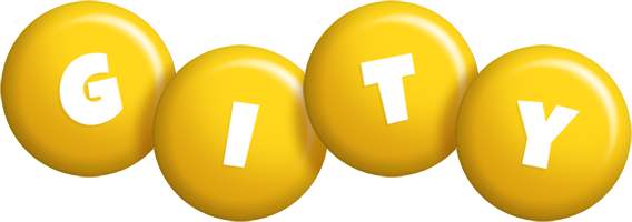 Gity candy-yellow logo