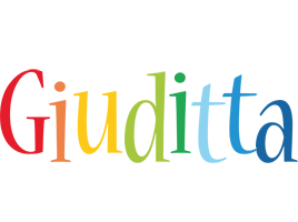 Giuditta birthday logo