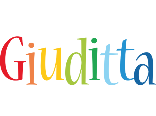Giuditta birthday logo