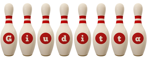 Giuditta bowling-pin logo