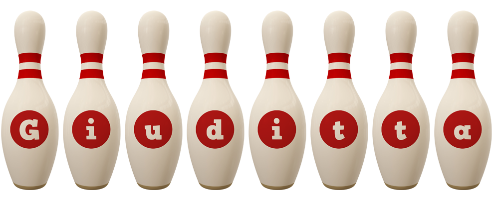 Giuditta bowling-pin logo