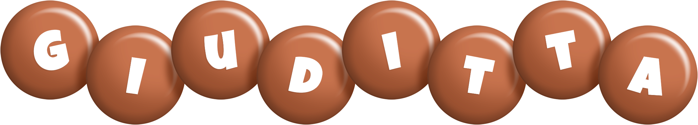 Giuditta candy-brown logo