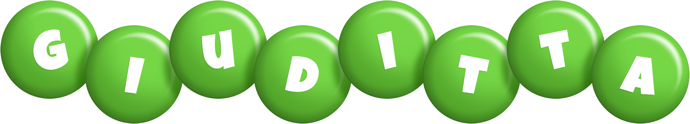 Giuditta candy-green logo