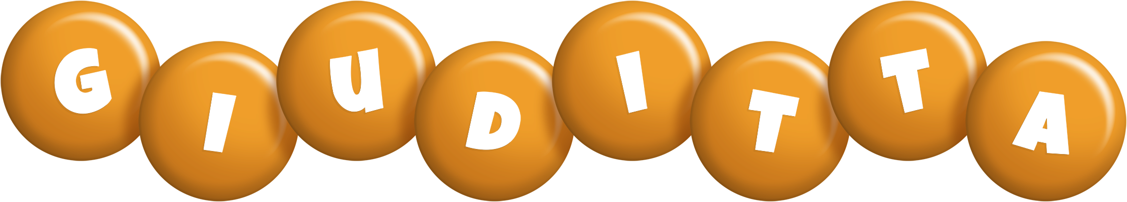 Giuditta candy-orange logo