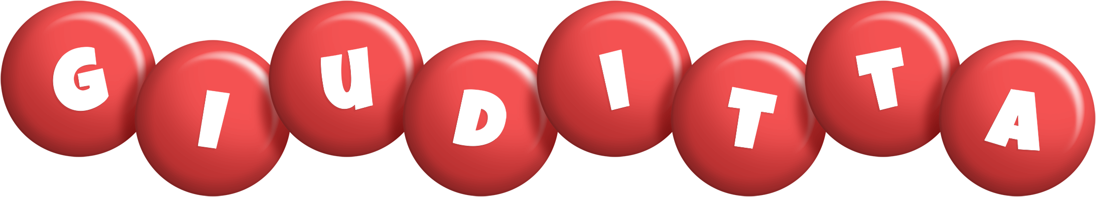 Giuditta candy-red logo