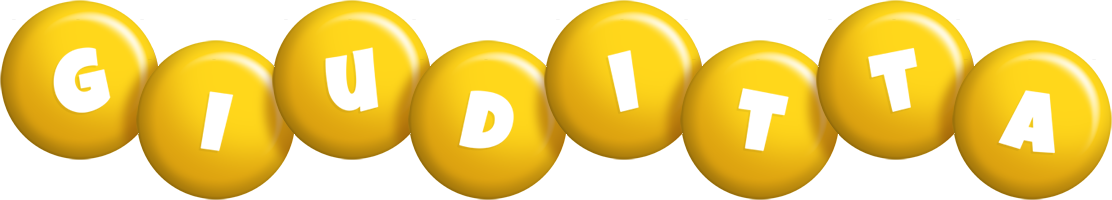 Giuditta candy-yellow logo