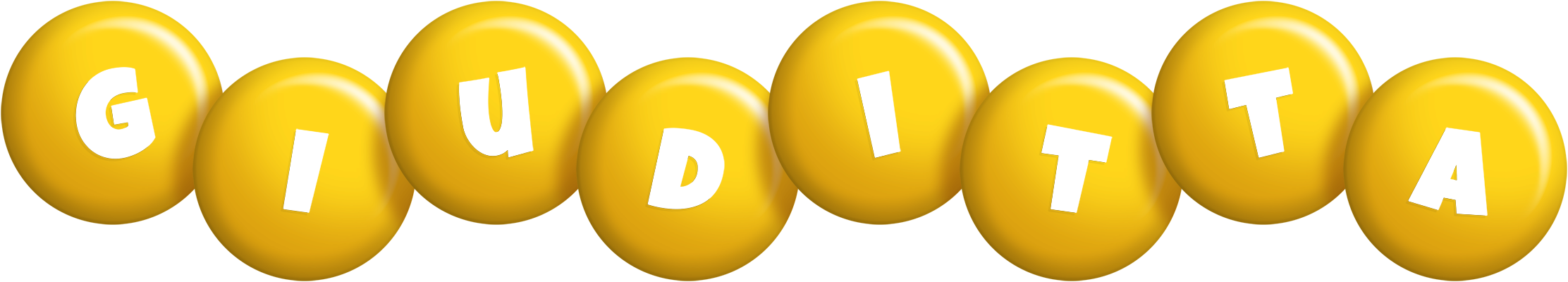 Giuditta candy-yellow logo