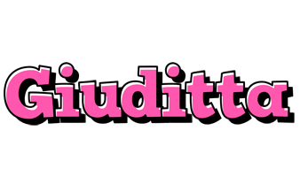 Giuditta girlish logo