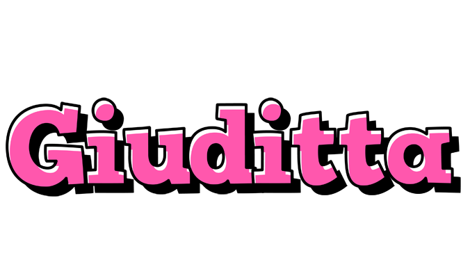 Giuditta girlish logo