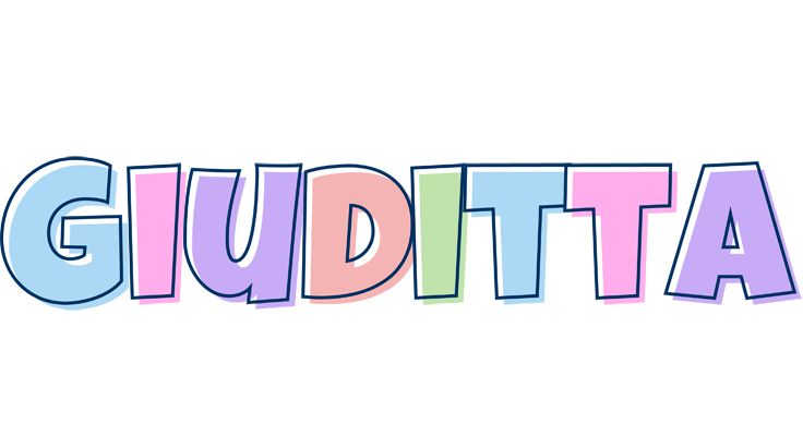Giuditta pastel logo