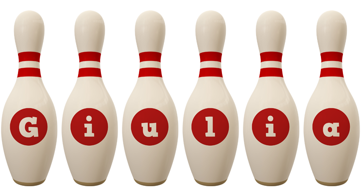 Giulia bowling-pin logo