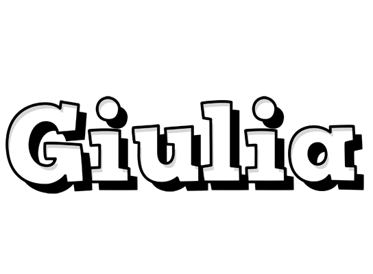 Giulia snowing logo