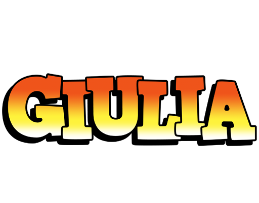 Giulia sunset logo