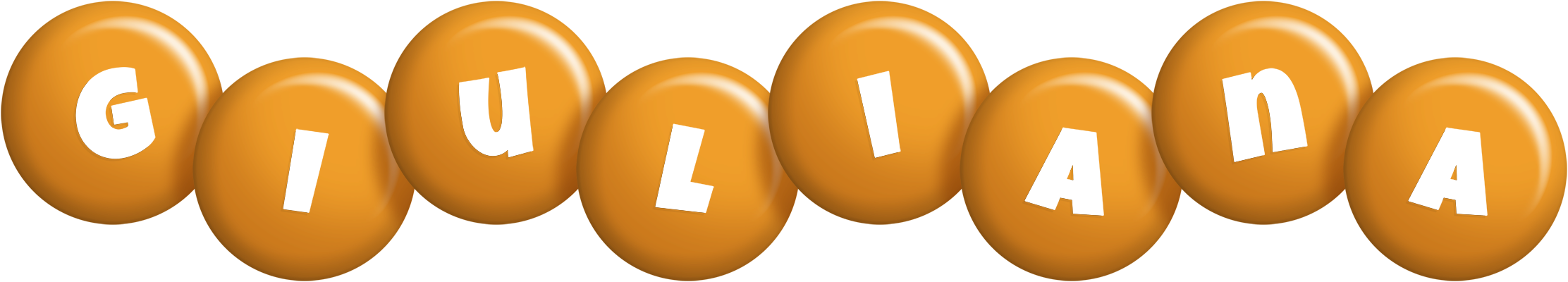 Giuliana candy-orange logo