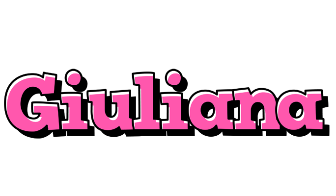 Giuliana girlish logo