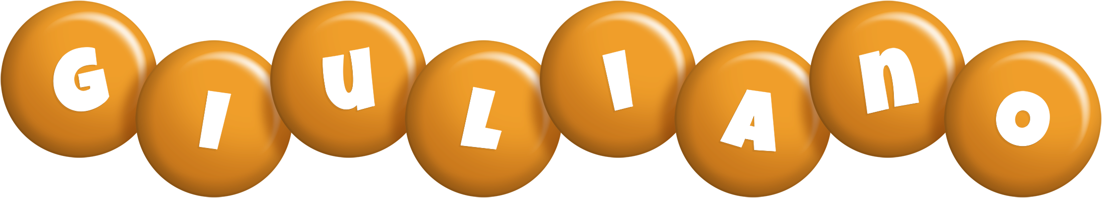 Giuliano candy-orange logo
