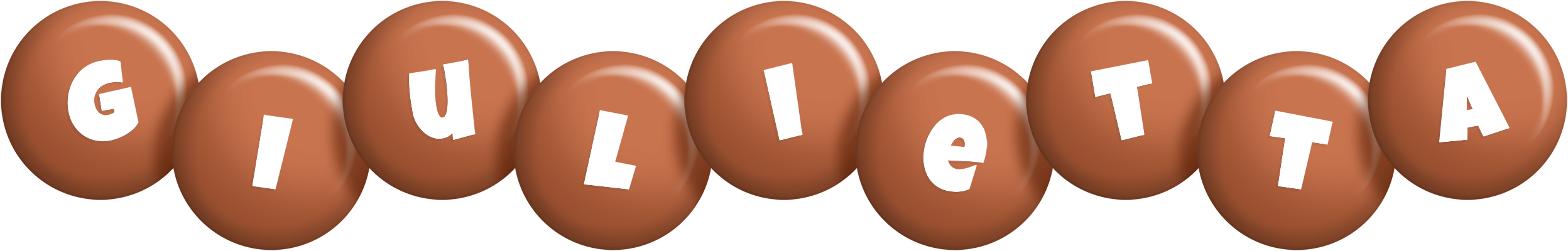 Giulietta candy-brown logo