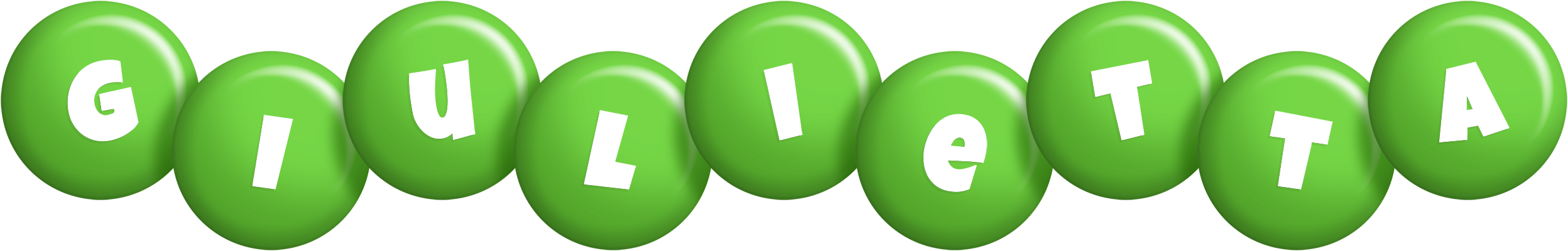 Giulietta candy-green logo