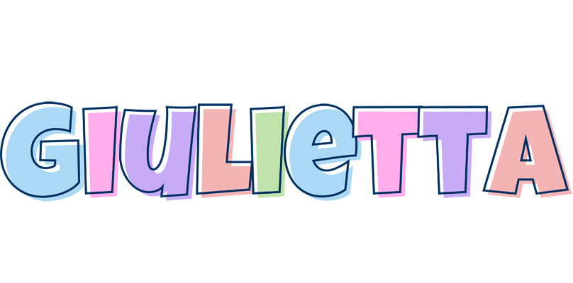 Giulietta pastel logo