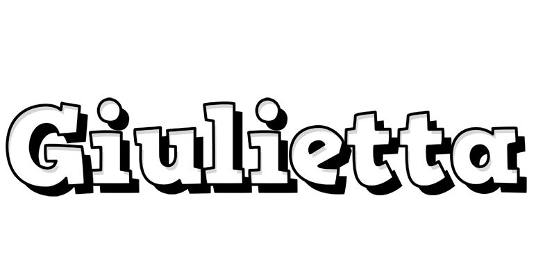 Giulietta snowing logo